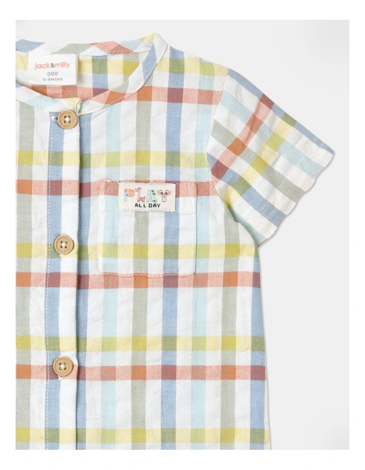 Louie Seersucker Romper In Multi Coupon ???? Jack & Milly Louie Seersucker Romper In Multi ⭐ -Jack & Milly shop unnamed file 1000