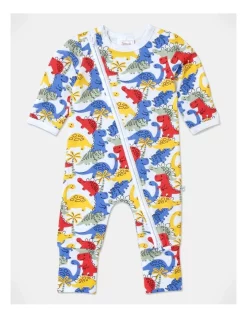 Coupon ✨ Sprout Essentials Dino Coverall In Multi 🌟