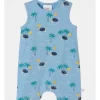 Outlet ✨ Sprout Turtle Romper In Baby Blue ????