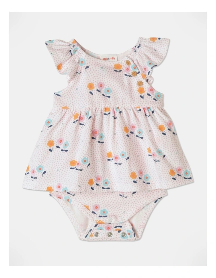 Cheapest π Jack & Milly Adelaide Flutter Sleeve Romper In Milk π§¨