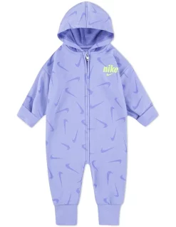 New ๐ Nike Neutrals Hooded Coverall Purple ๐