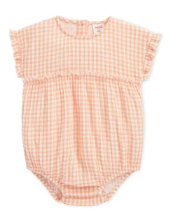 New ๐ Seed Heritage Frill Romper In Orange ๐