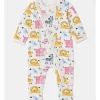 Wholesale ???? Sprout Essentials Jungle Animals Coverall In White ????