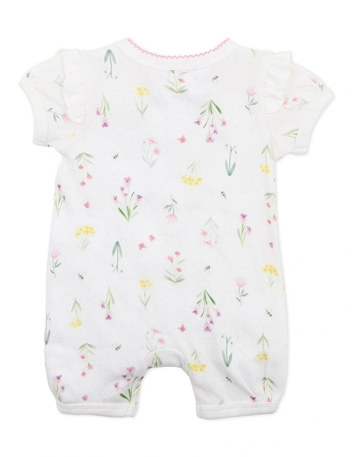 Cheap β Bebe Hana Short Sleeve Zip Romper In White π― - Image 2