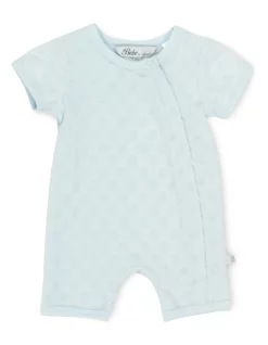 Wholesale β Bebe Short Sleeve Romper Blue π