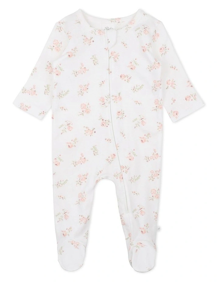 Best Pirce π₯ Bebe Belle Zip Long Sleeve Romper In Multi βοΈ