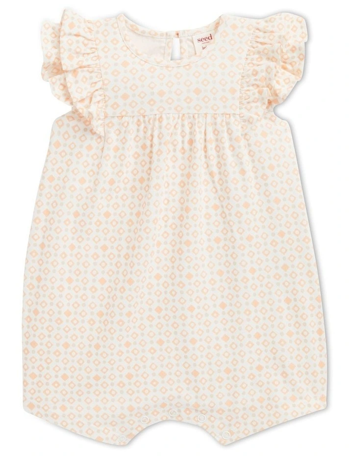 Best reviews of π Seed Heritage Jersey Frill Romper In Orange β