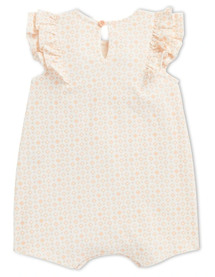 Best reviews of π Seed Heritage Jersey Frill Romper In Orange β - Image 2