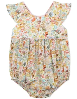 Outlet π Bebe Liberty Back Bow Romper In Multi π§¨
