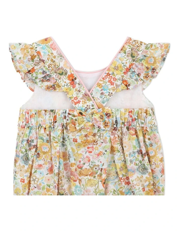 Outlet π Bebe Liberty Back Bow Romper In Multi 𧨠- Image 3