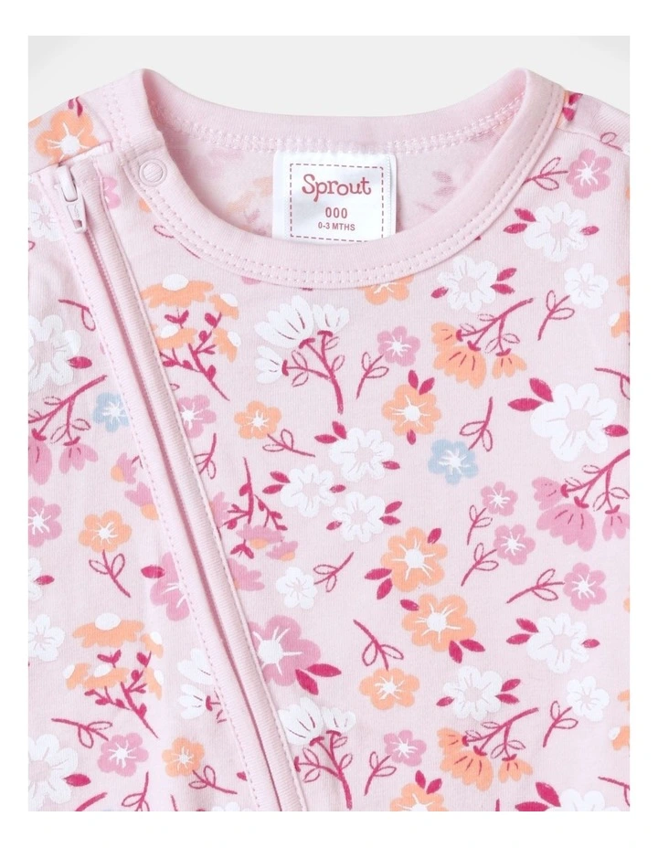 Hot Sale β¨ Sprout Essentials Floral Coverall In Light Pink π - Image 2