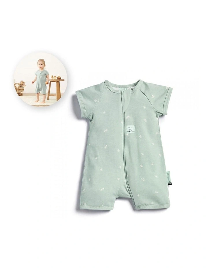 New π ErgoPouch Layers Short Sleeve Baby Organic Cotton TOG 0.2 Size 6-12 Months Sage π₯° - Image 2