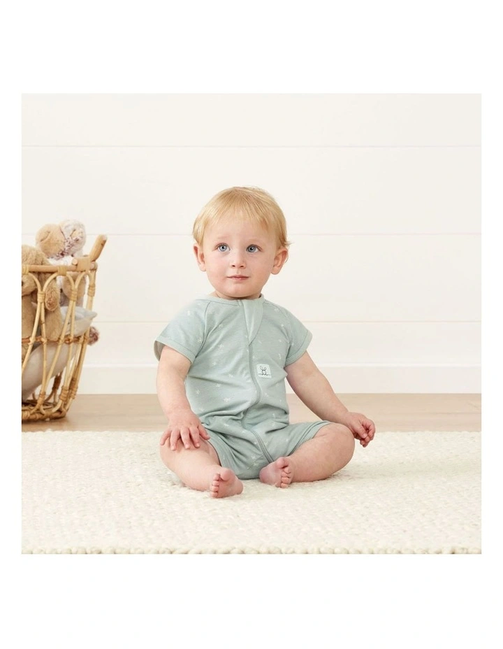 New π ErgoPouch Layers Short Sleeve Baby Organic Cotton TOG 0.2 Size 6-12 Months Sage π₯° - Image 4