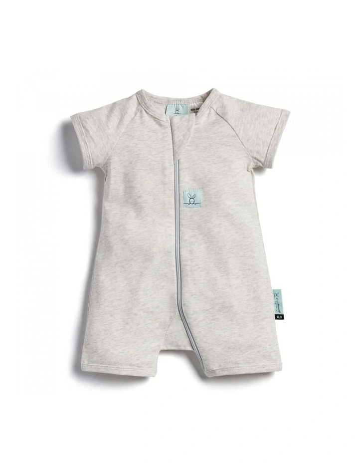 Brand new π ErgoPouch Layers Short Sleeve Baby Organic Cotton TOG 0.2 Size 6-12m Grey Marle π―