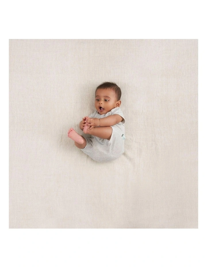 Buy π ErgoPouch Layers Short Sleeve Baby Organic Cotton TOG 0.2 Size 3-6m Grey Marle π - Image 3