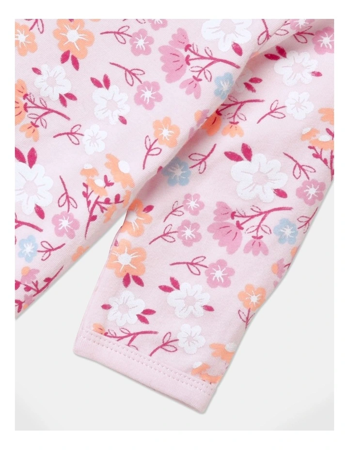 Hot Sale β¨ Sprout Essentials Floral Coverall In Light Pink π - Image 4