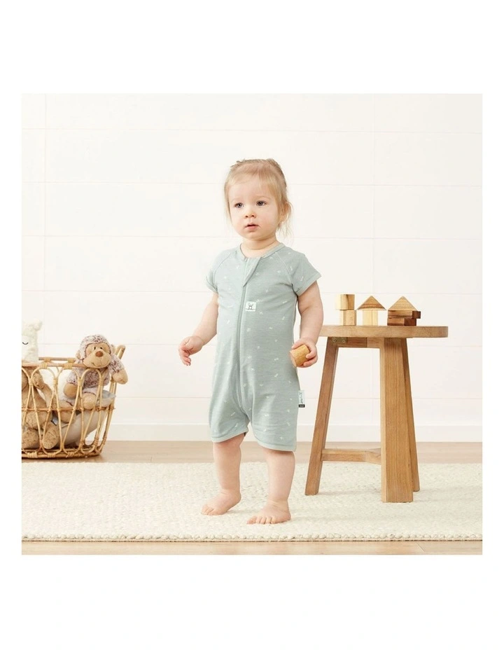 Flash Sale π ErgoPouch Layers Short Sleeve Baby Organic Cotton TOG 0.2 Size 0-3 Months Sage π - Image 6