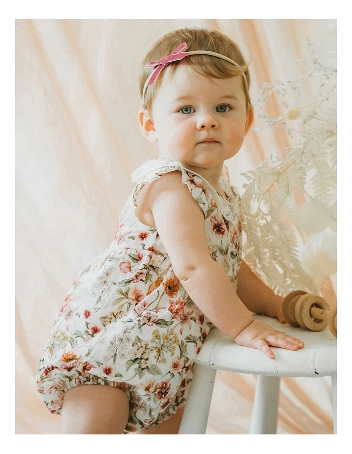 Wholesale π Bebe Liberty Lace Collar Romper In Fairytale Multi β - Image 4