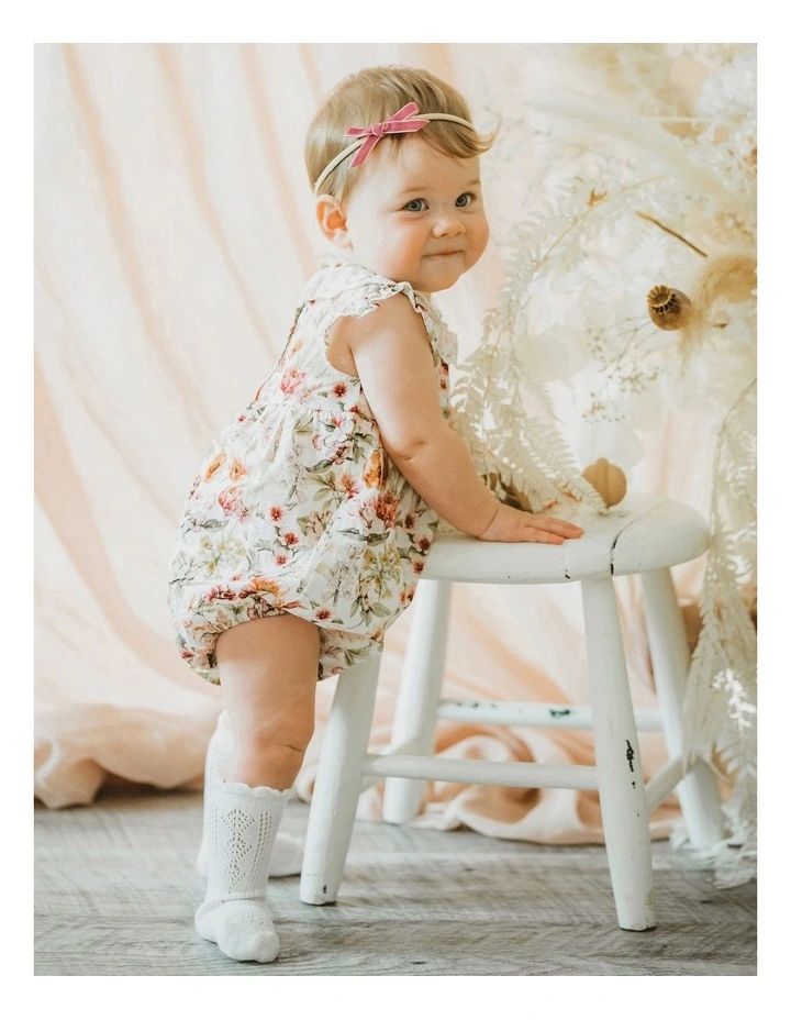 Wholesale π Bebe Liberty Lace Collar Romper In Fairytale Multi β - Image 5