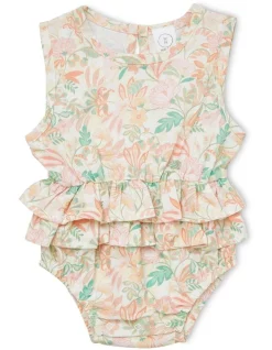 Hot Sale 🧨 Walnut Sadie Romper In Sherbert Garden Print 👏
