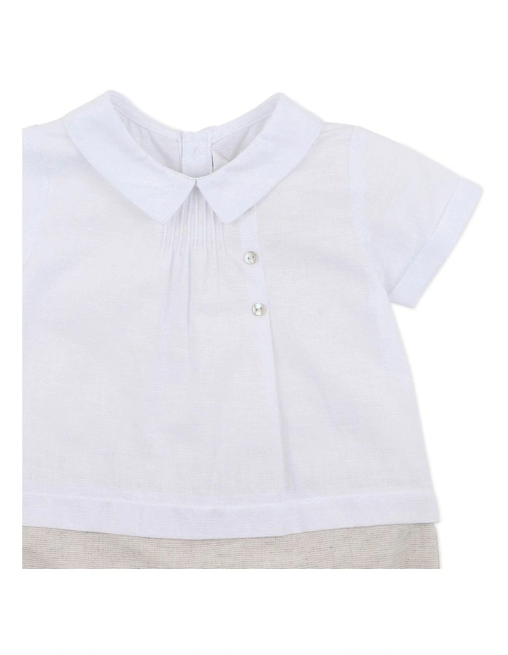 Buy π Bebe Edward π Shirt Romper In Ivory π - Image 3