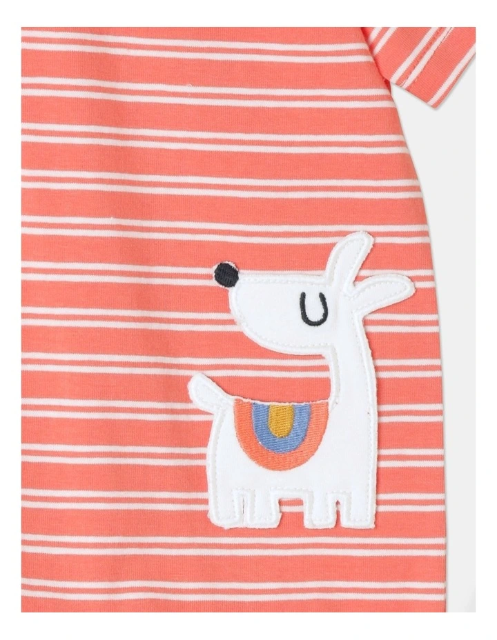 Budget π₯ Jack & Milly Sam Stripe Romper In Orange π - Image 4