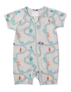 Hot Sale 😀 Marquise Boys Short Sleeve Bicycle Romper In Multi ✨