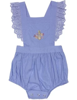 Cheap ๐ Peter Rabbit Hail Spot Romper In Blue ๐งจ