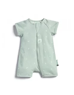 Best Sale ⭐ ErgoPouch Layers Short Sleeve Baby Organic Cotton TOG 0.2 Size 3-6 Months Sage ❤️