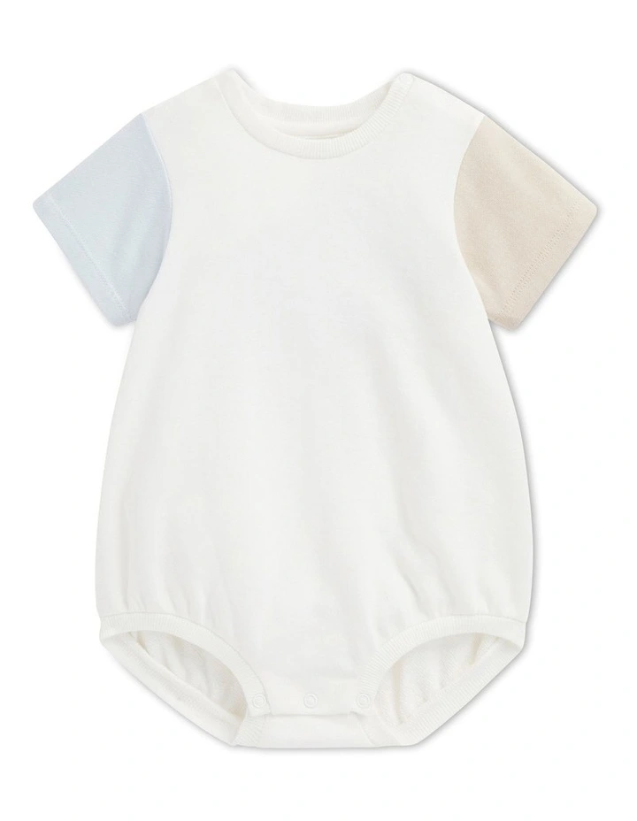 Brand new π Seed Heritage Spliced Tee Romper In White π€©