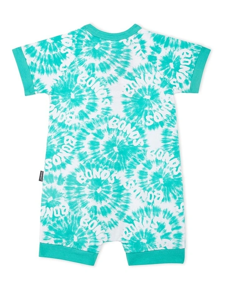 Best deal π€© Bonds Zip Romper Glowing Tie-Dye In Martian Glow π - Image 2