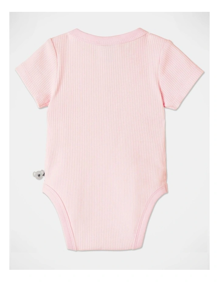Best reviews of π Jack & Milly Naturals Organic Rib Bodysuit In Light In Pink π₯ - Image 3