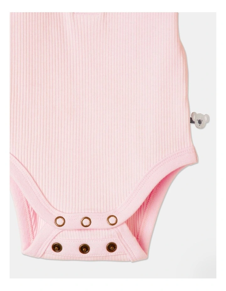 Best reviews of π Jack & Milly Naturals Organic Rib Bodysuit In Light In Pink π₯ - Image 4