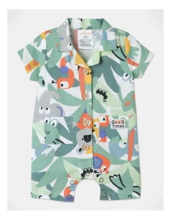 Flash Sale π₯° Jack & Milly Barry Short Sleeve Romper In Milk π§¨