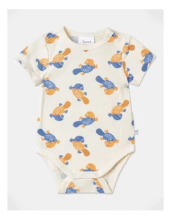 Best Sale π Sprout Essential Platypus Bodysuit In Ecru π
