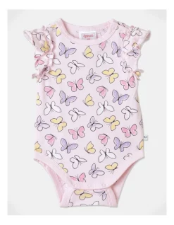 Top 10 β Sprout Essential Butterflies Bodysuit In Light Pink β€οΈ