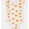 Best Sale 🔥 Sprout Essential Sunflower Bodysuit In White ⌛