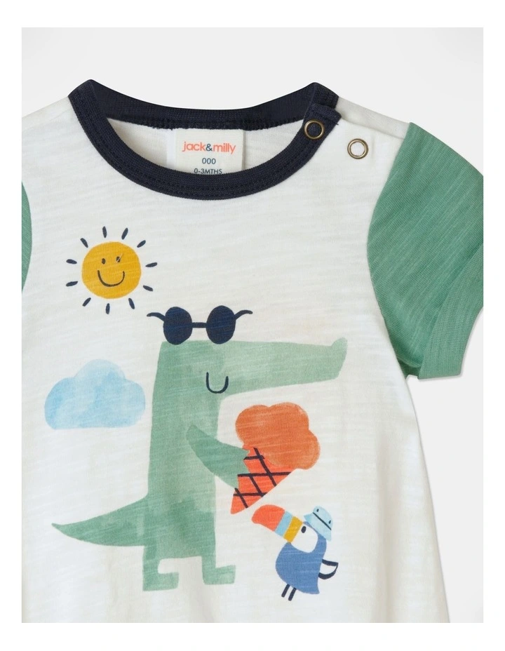 Promo β Jack & Milly Milo Oversized Bodysuit In Milk π - Image 2