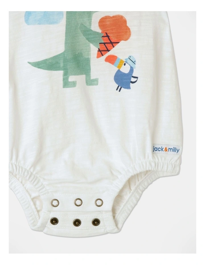 Promo β Jack & Milly Milo Oversized Bodysuit In Milk π - Image 4