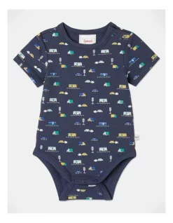 Brand new 😀 Sprout Essential Transport Bodysuit In Indigo 🔥