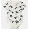 Best deal ???? Sprout Essential Rib Palm Tree Bodysuit In Cream ????