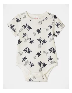 Best deal ๐ฅ Sprout Essential Rib Palm Tree Bodysuit In Cream ๐งจ