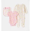 Best reviews of ???? Sprout Essential Rainbow 3 Piece Bodysuit Coverall Bib Set In Cream ????