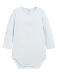 Wholesale ๐ Seed Heritage Core Logo Bodysuit In Ice Blue ๐