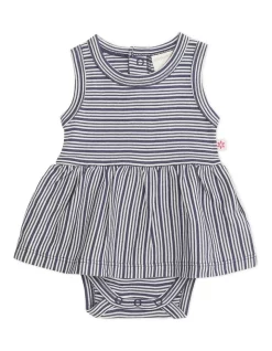 Wholesale 🛒 Marquise Stripe Bodysuit 👗 Dress In Navy 🧨