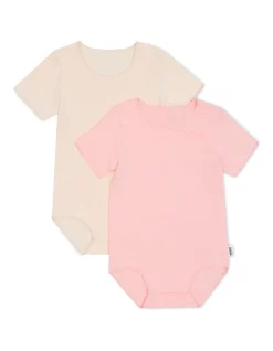 Budget ๐ Bonds Organic Short Sleeve Bodysuit 2 Pack In Multi ๐