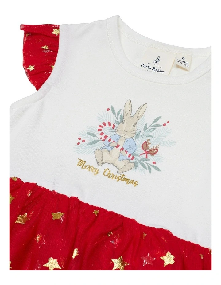 Top 10 π Peter Rabbit π
Christmas Tutu Bodysuit In Ivory/Red π - Image 2
