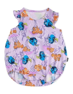 Best Sale โ๏ธ Bonds Finding Nemo Stretchies Frillysuit In Purple ๐งจ