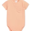 Deals 😍 Seed Heritage Logo Rib Bodysuit In Orange 😍