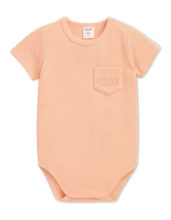Deals 😍 Seed Heritage Logo Rib Bodysuit In Orange 😍